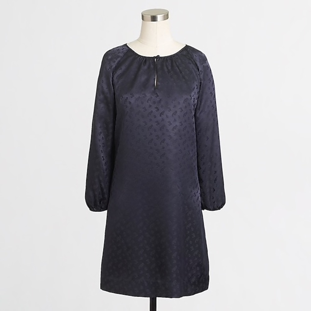 Paisley print plum colored dress